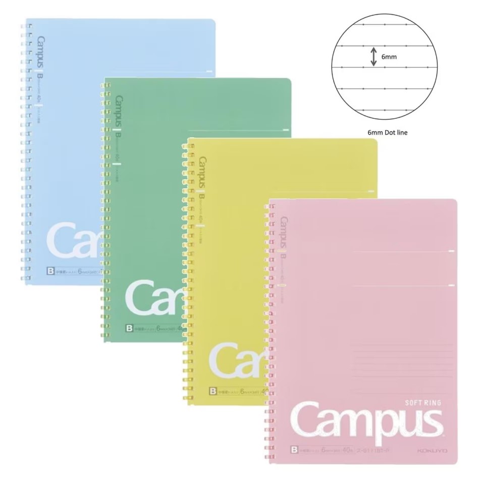 Japanese Kokuyo Spiral Notebooks
