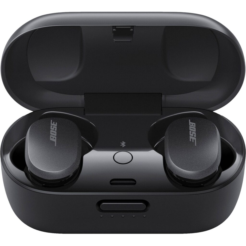 bose black quietcomfort earphones