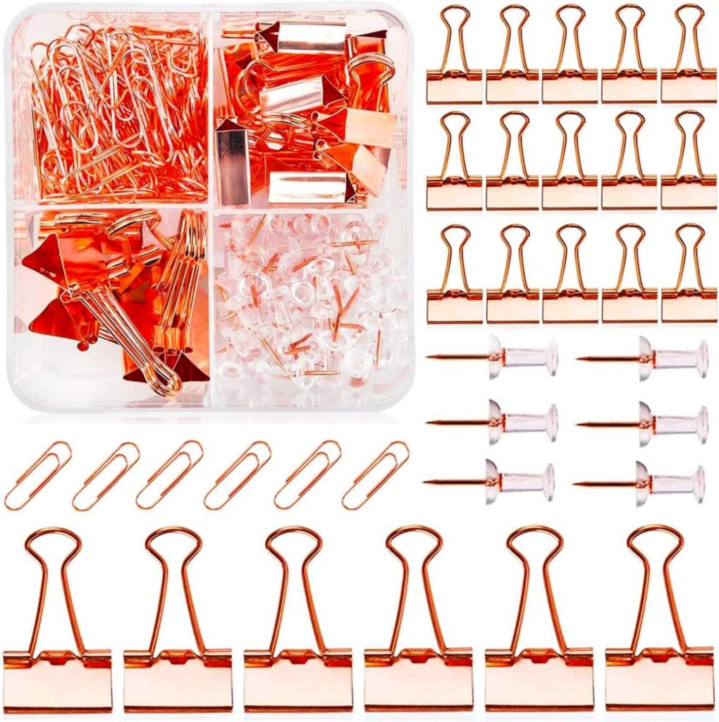 Rose Gold Office Stationery