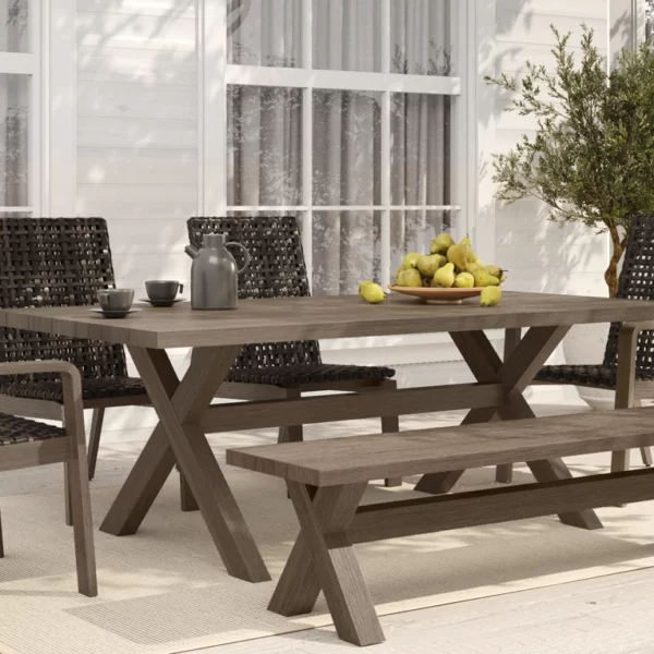 outdoor furniture plastic table