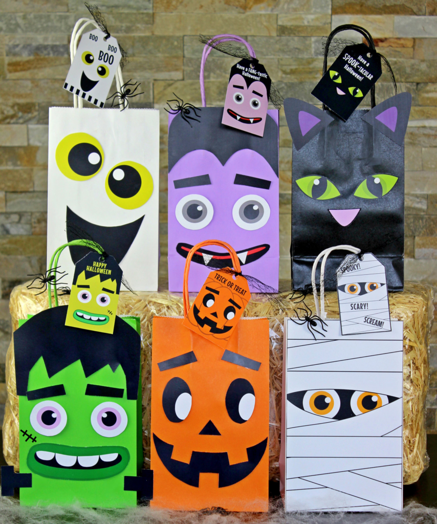 halloween plastic bag ideas