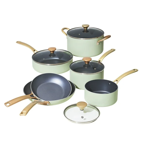 sage green kitchenware