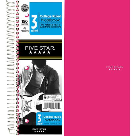 five star notebook
