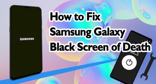 samsung phone screen goes black