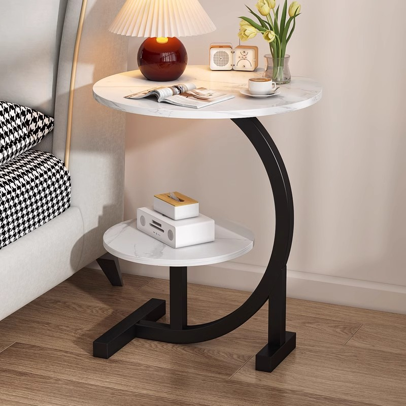 Italy black modern side table drop shipping