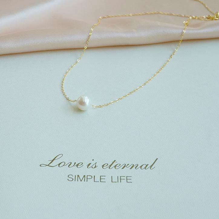 single pearl necklace