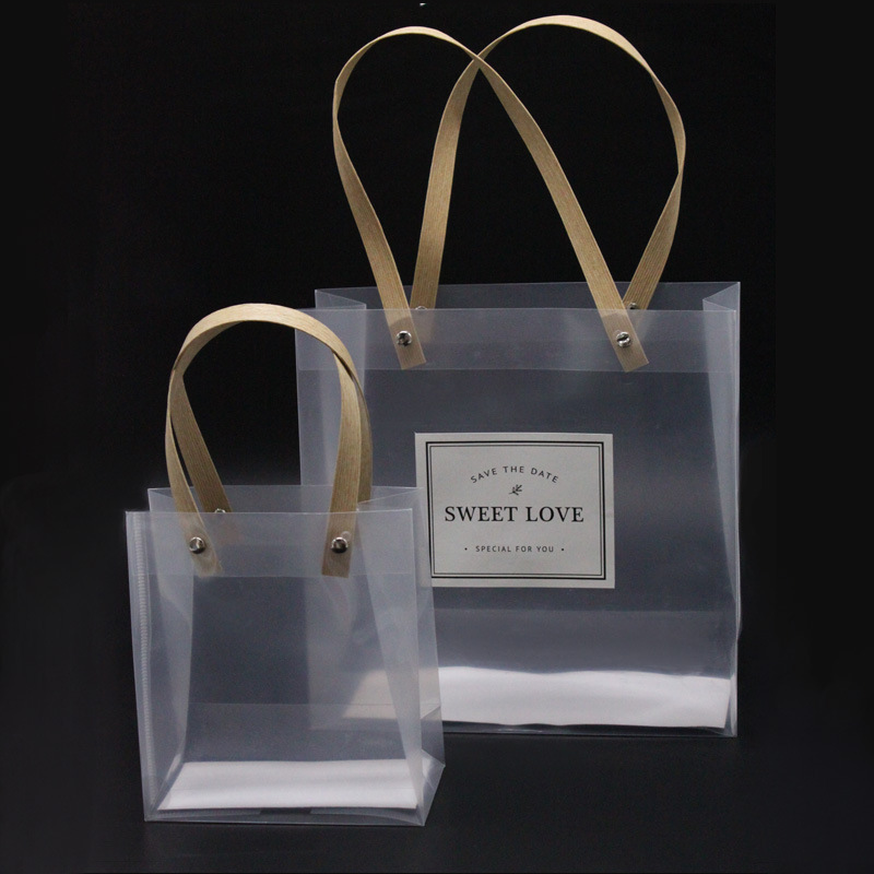 bag with clear plastic