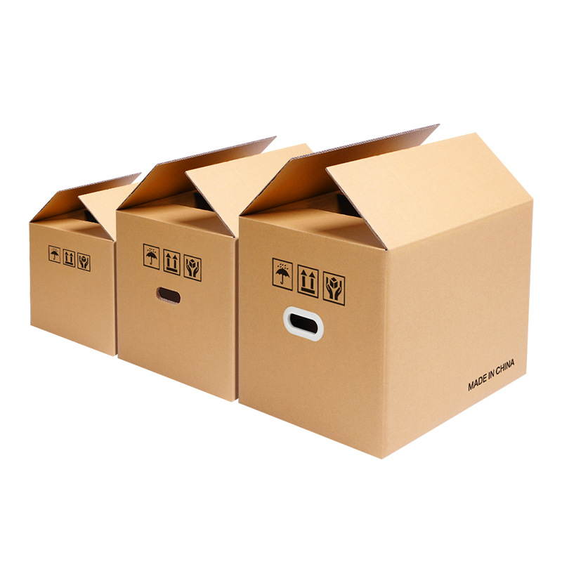 large cardboard packing boxes