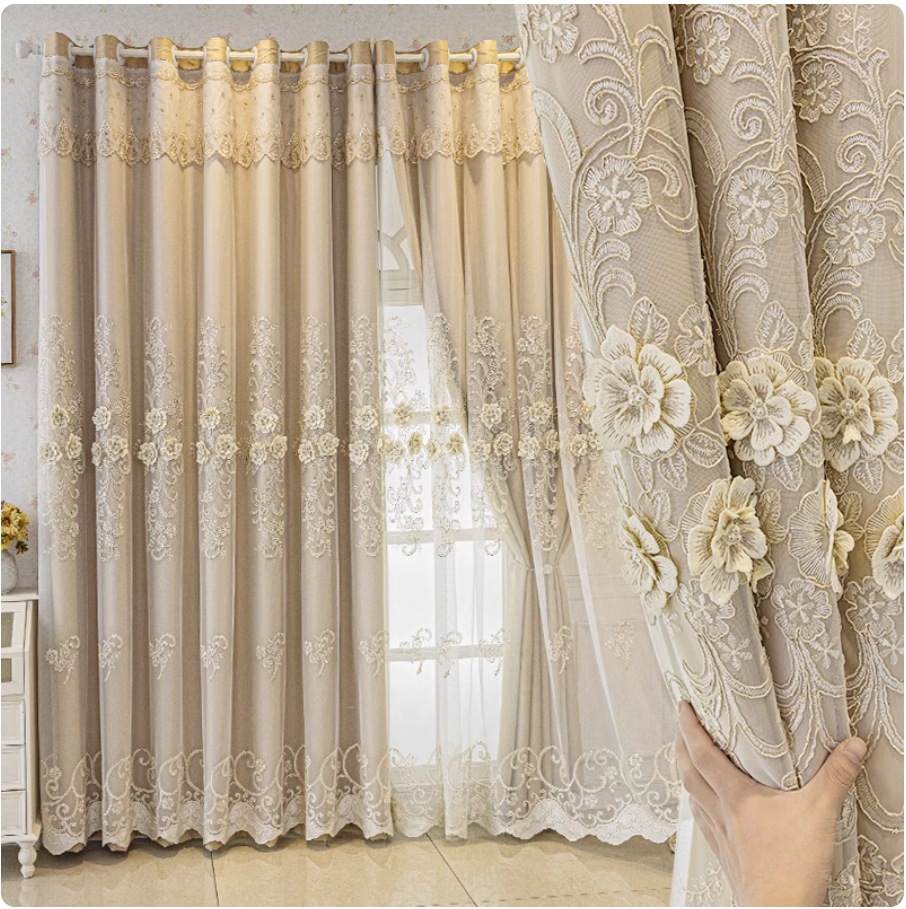 France top3 luxury home textiles curtains dropshipping