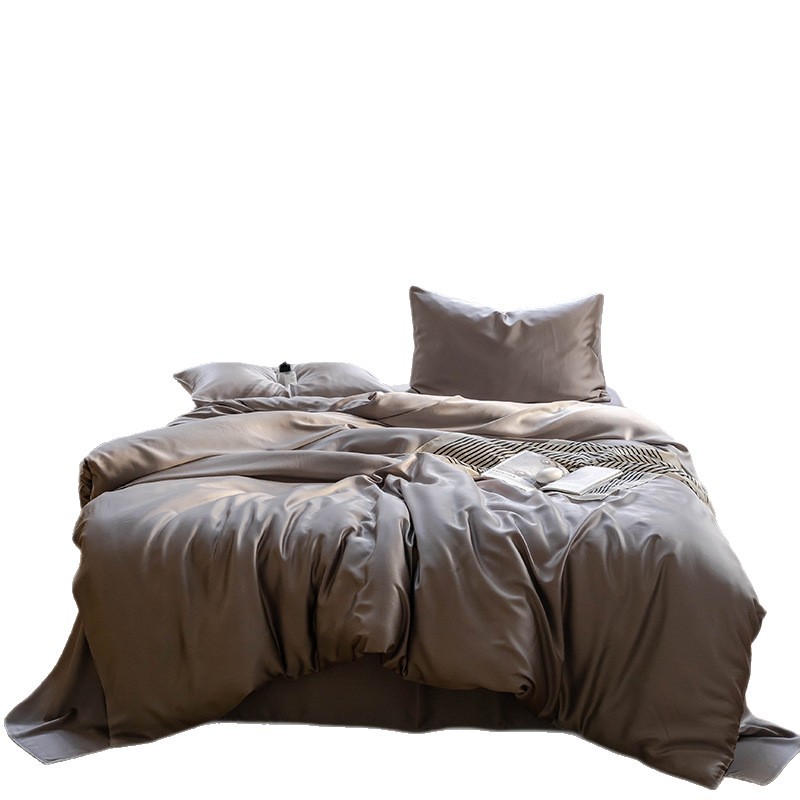 Netherlands top3 gold silk bedding set purchase
