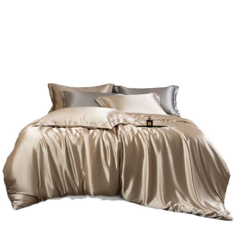 Netherlands top3 gold silk bedding set purchase