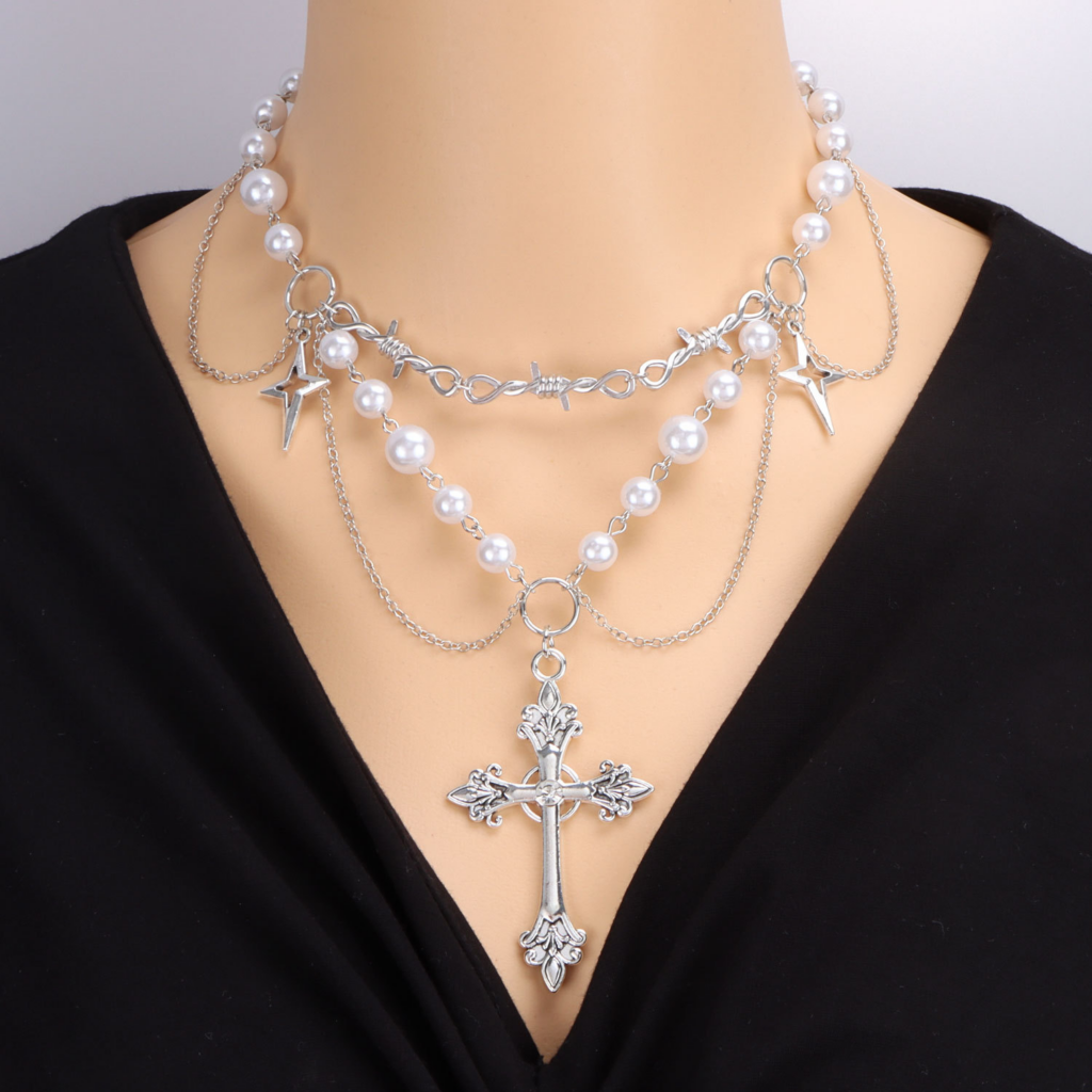 Top 5 Cross Pearl Necklaces In Italy