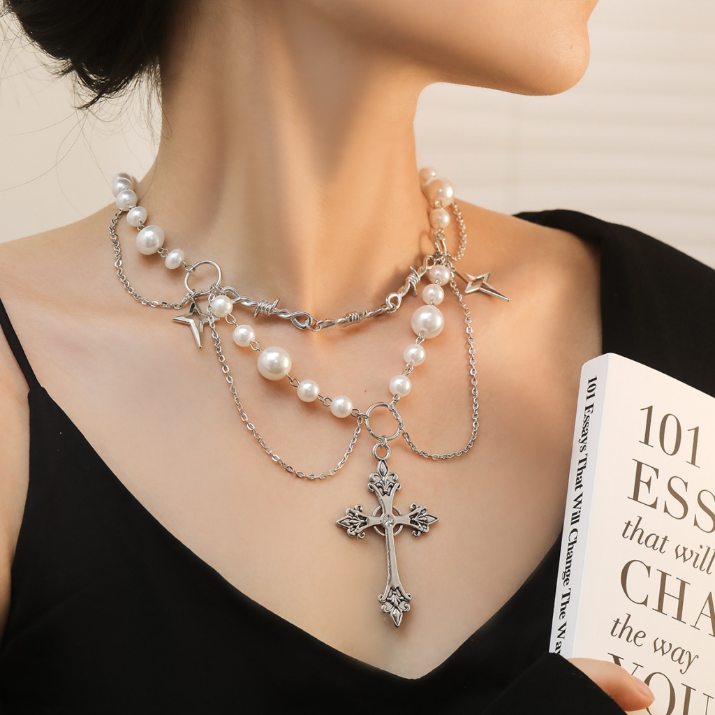 Top 5 Cross Pearl Necklaces In Italy