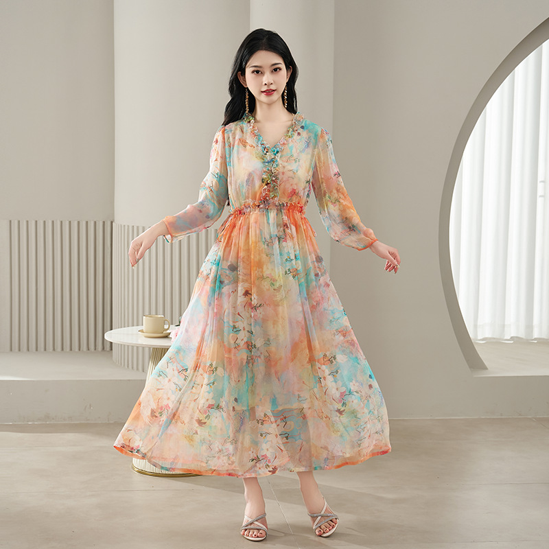 Top 15 British Orange Silk Dresses