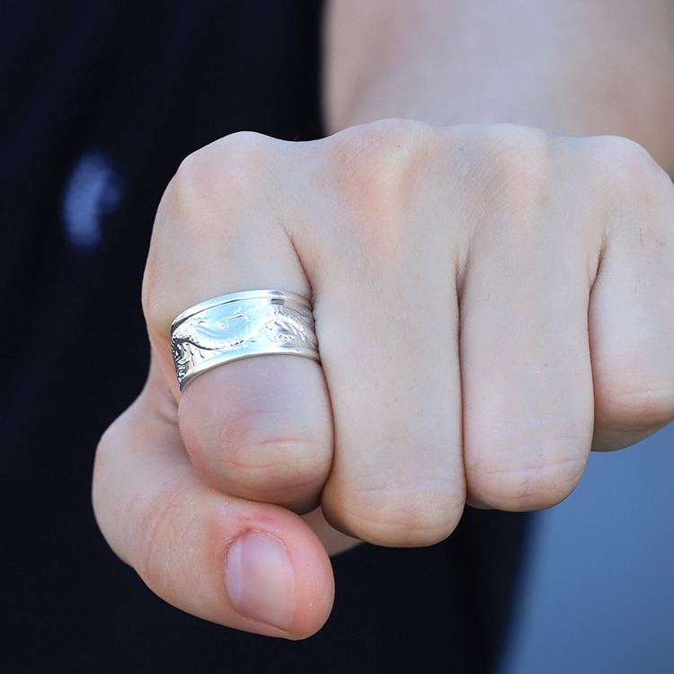 Top 10 dragon Silver Rings In Italy
