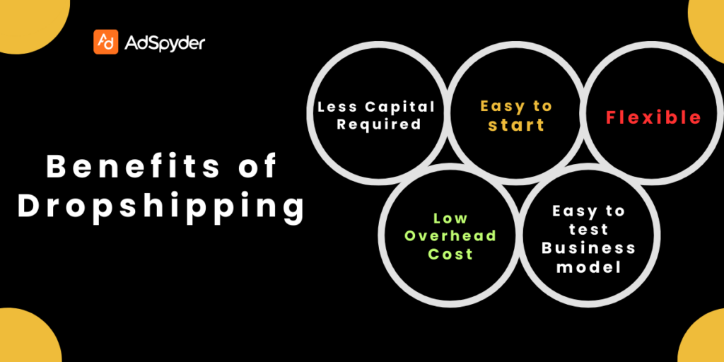 advantages of drop shipping