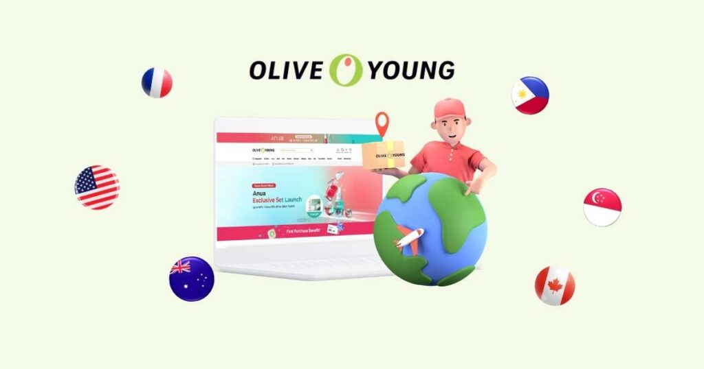 olive young global shipping review