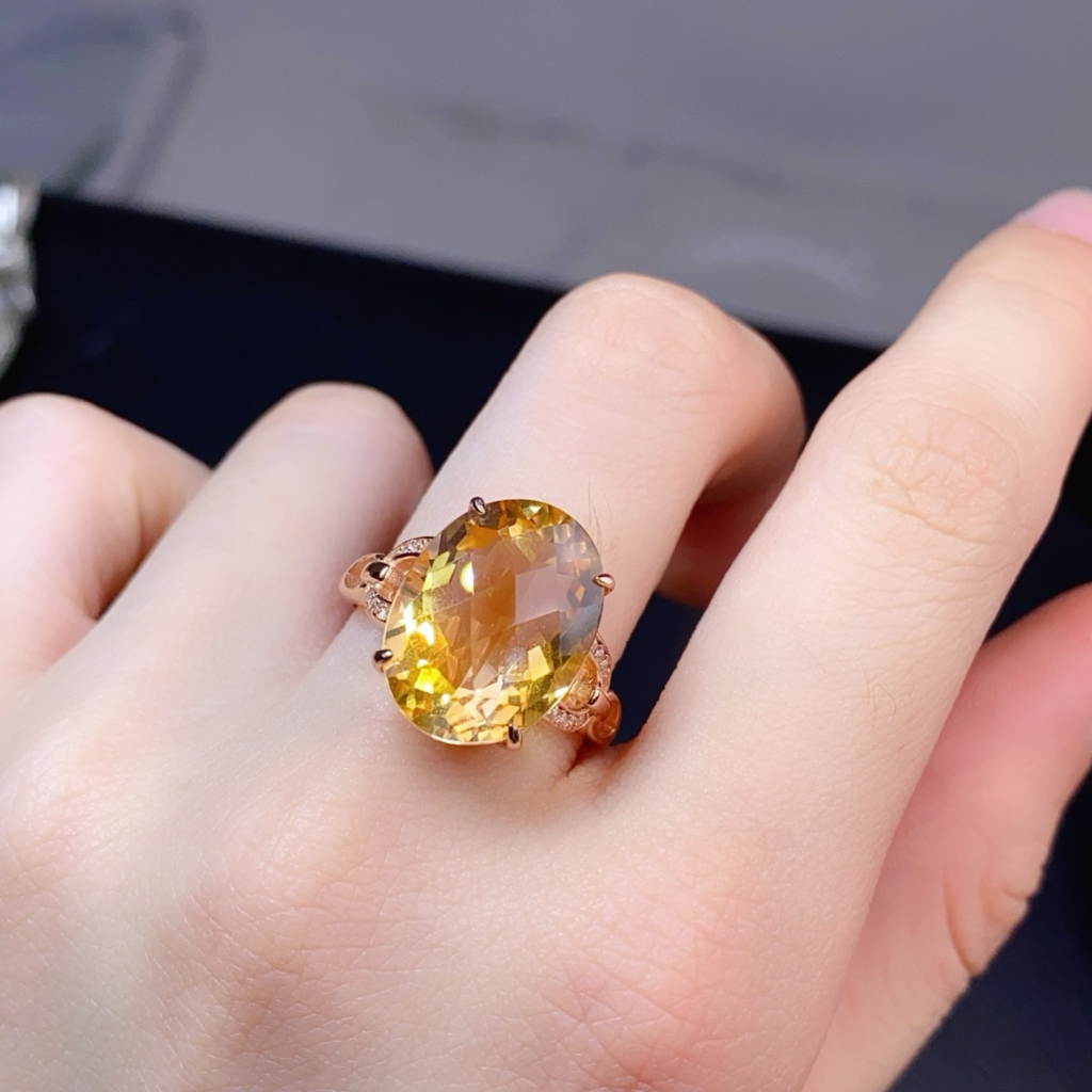 Top 10 Citrine Silver Ring In France