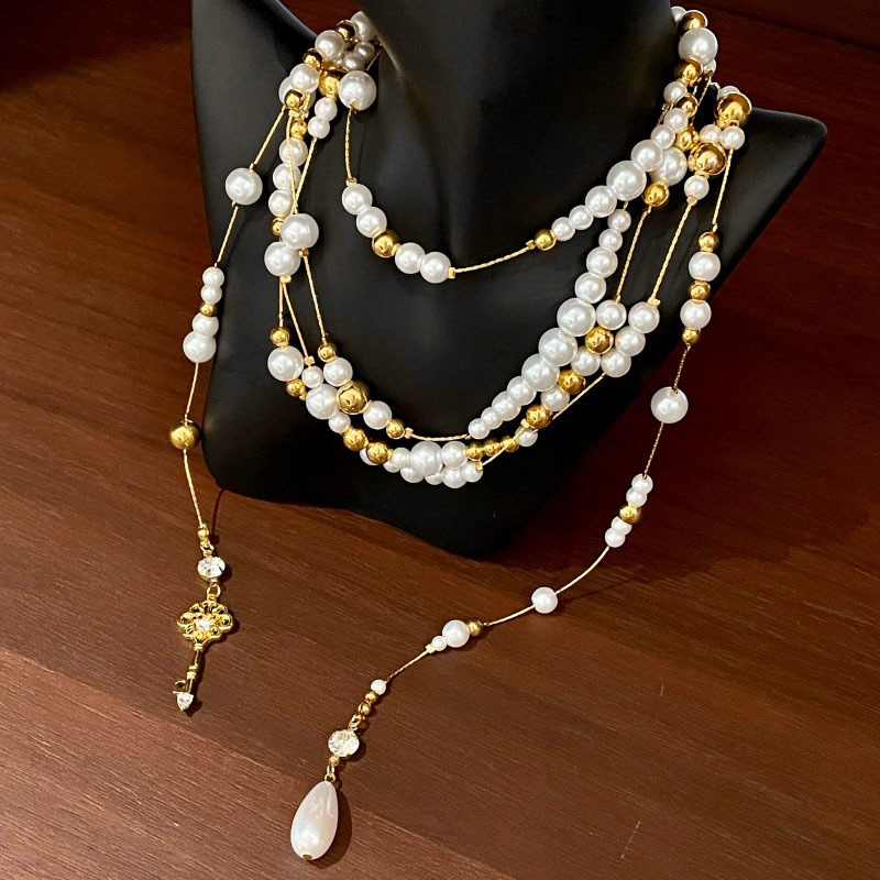 Top 10 Gold and White Pearl Necklace In Canada