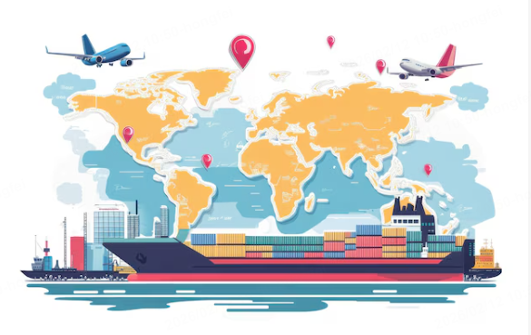 shipped from the global shipping center