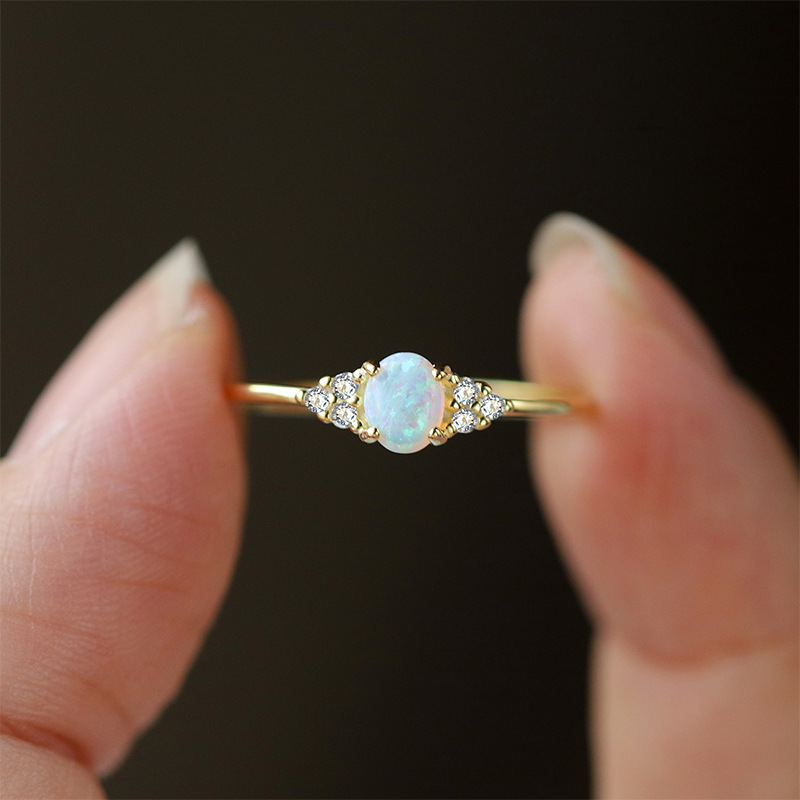 Top 10 Opal Silver Rings In Britain