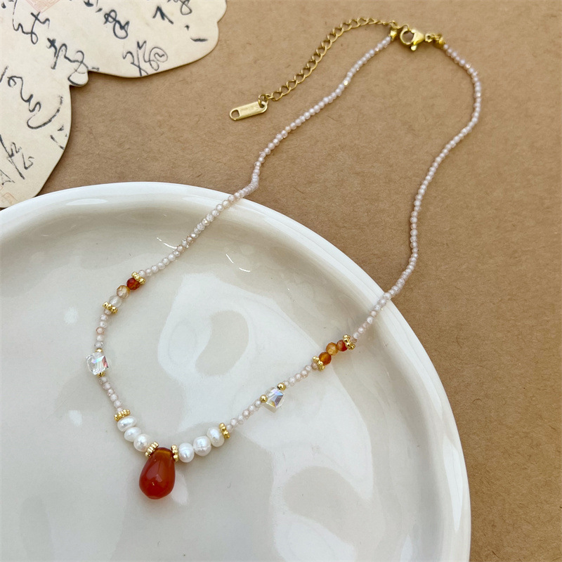 Top 5 Ruby and Pearl Necklaces In Netherlands