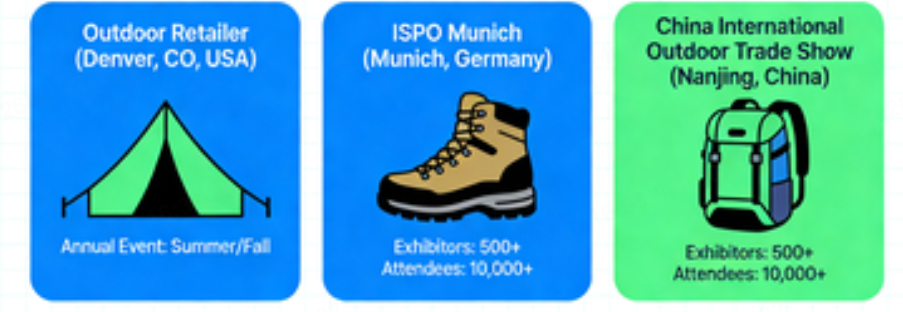 best b2b trade shows for camping and hiking gear.