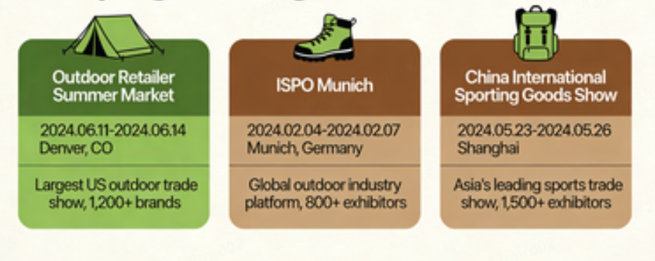 best b2b trade shows for camping and hiking gear.