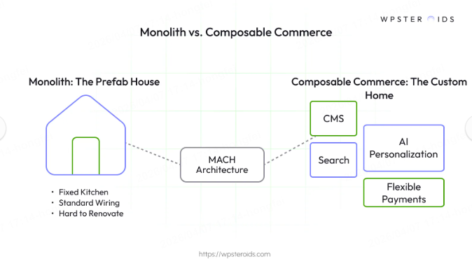 composable commerce vs mach architecture