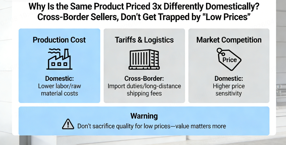 Why Is the Same Product Priced 3x Differently Domestically? Cross-Border Sellers, Don’t Get Trapped by “Low Prices”