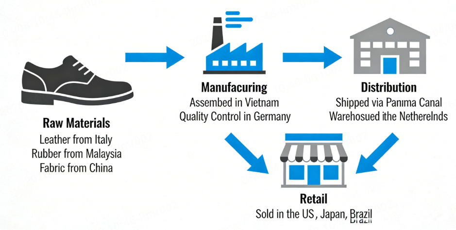 How Does a Pair of Shoes Connect the Global Market?
