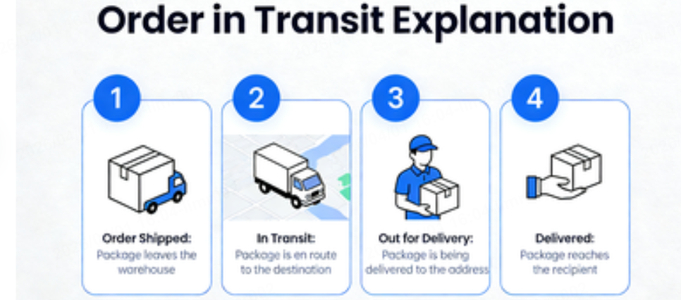order in transit means