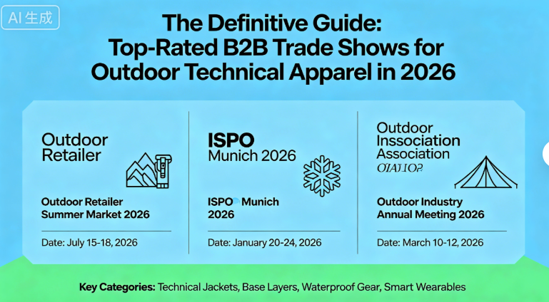 top-rated b2b trade shows for outdoor technical apparel.