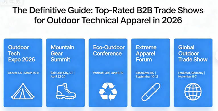 top-rated b2b trade shows for outdoor technical apparel.