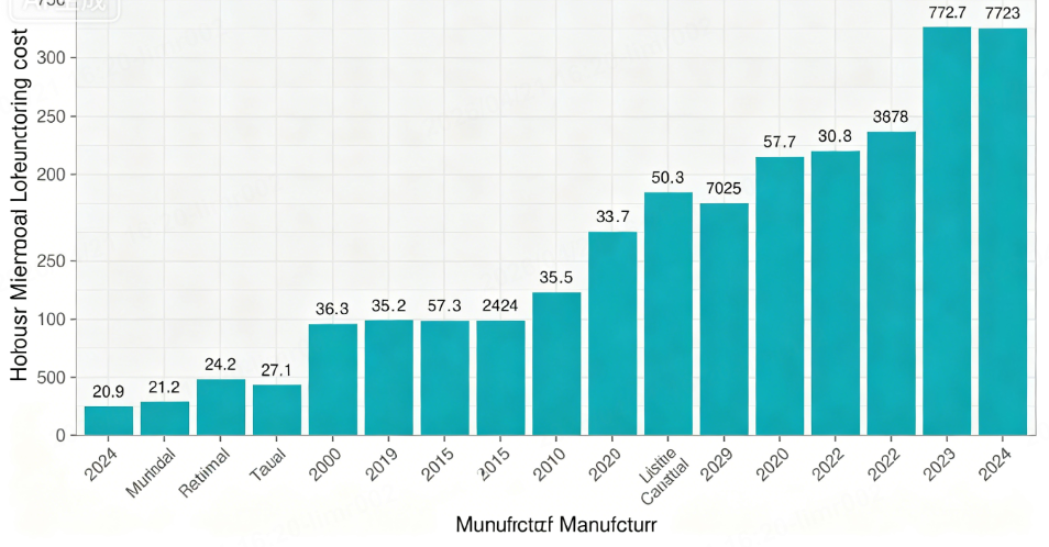 china manufacturing labor cost per hour 2024