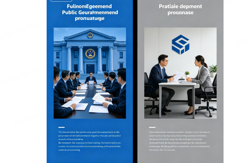 difference between public and private sector procurement