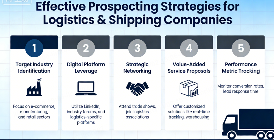 effective prospecting strategies for logistics and shipping companies