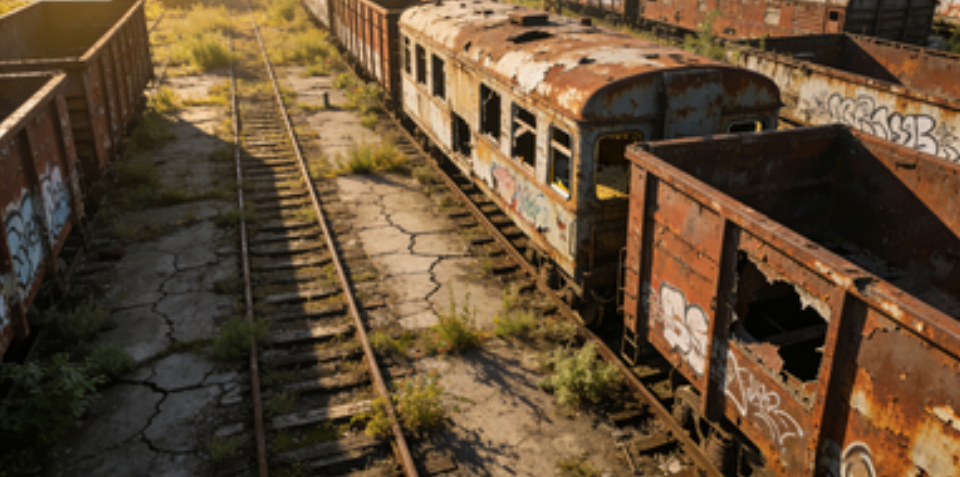 abandoned freight