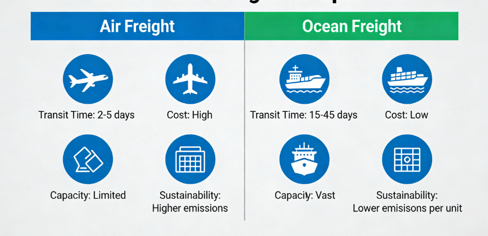 air vs ocean freight