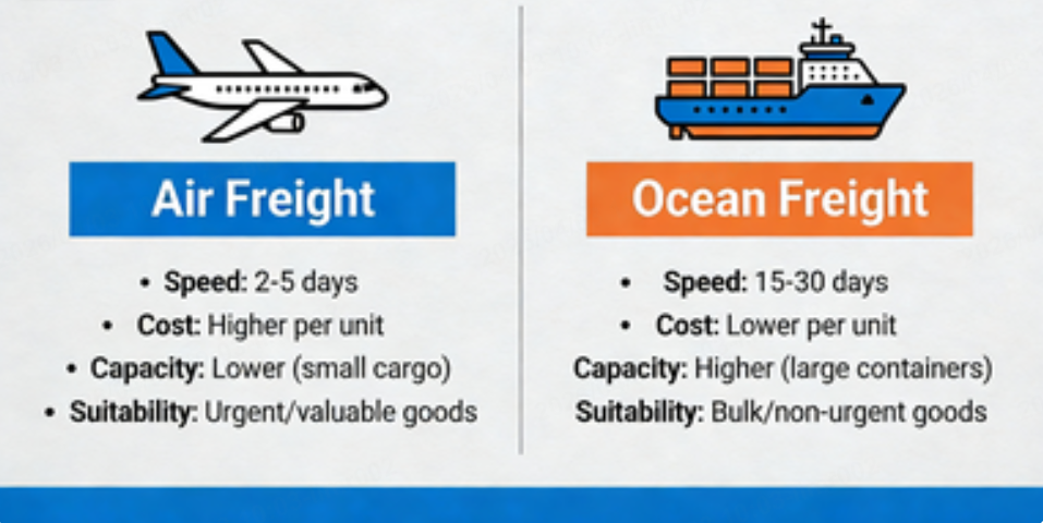 air vs ocean freight