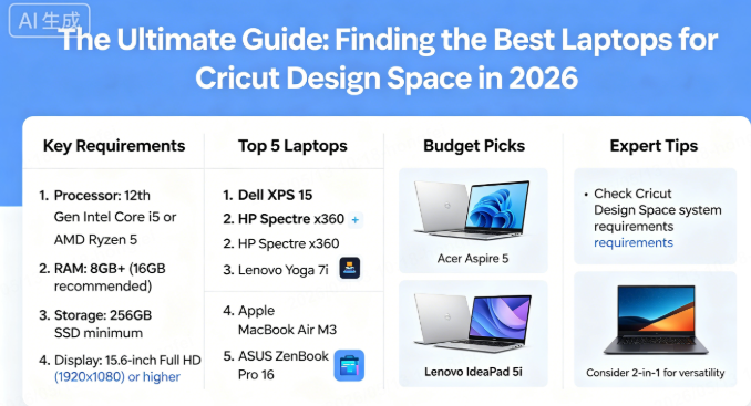 best laptops for cricut