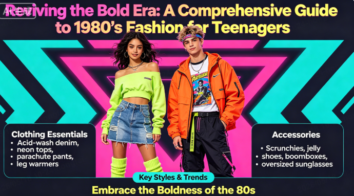 1980's fashion for teenagers