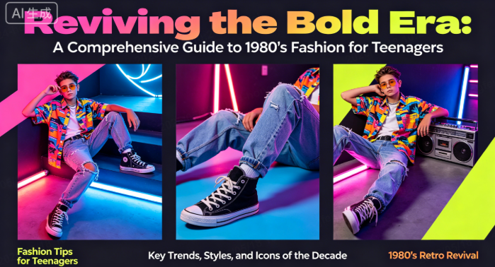 1980's fashion for teenagers