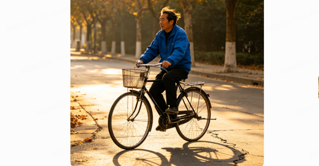 chinese on bike