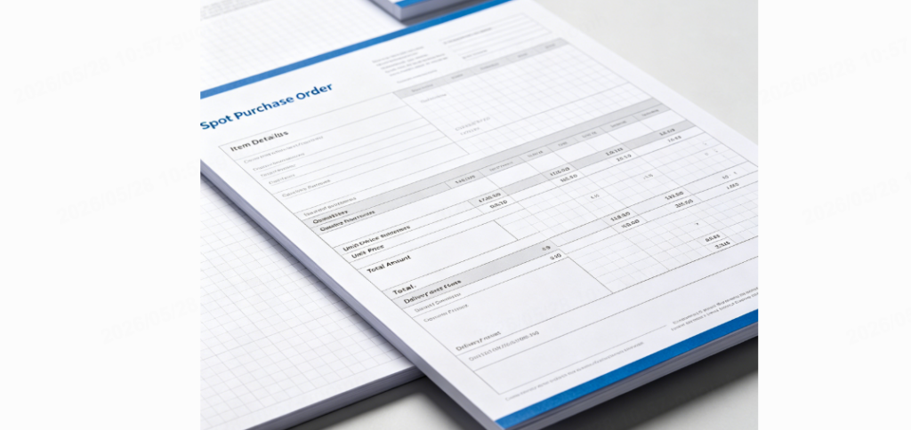 spot purchase order