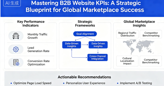 b2b website kpis