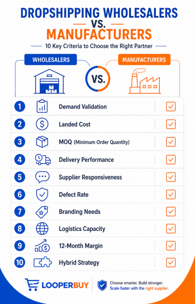 Dropshipping Wholesalers vs Manufacturers: Which Offers Better Pricing?