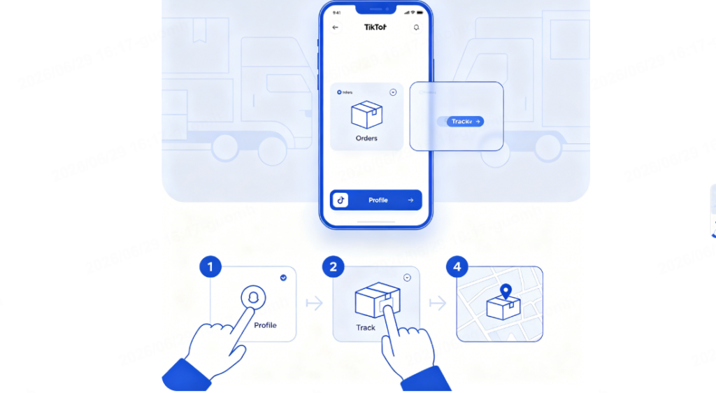 how to track tiktok order