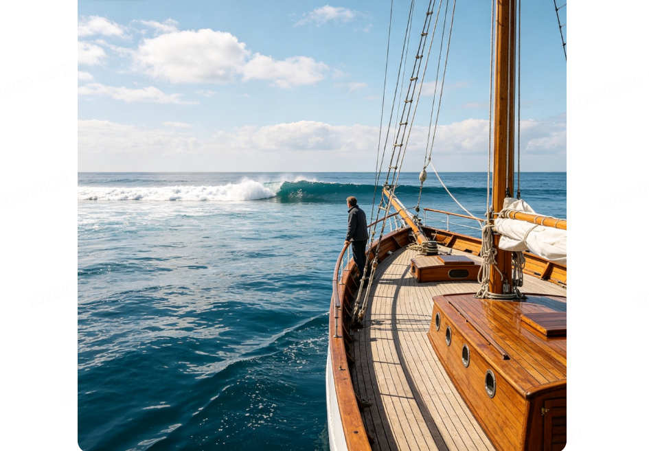 sea in ship