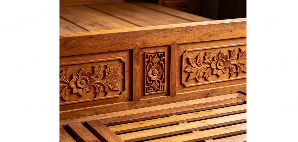 vietnamese wooden bed